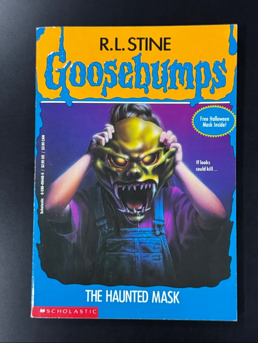 Goosebumps #11: The Haunted Mask by R.L. Stine - Scholastic Paperback Novel